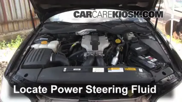 1999 Cadillac Catera 3.0L V6 Power Steering Fluid Add Fluid